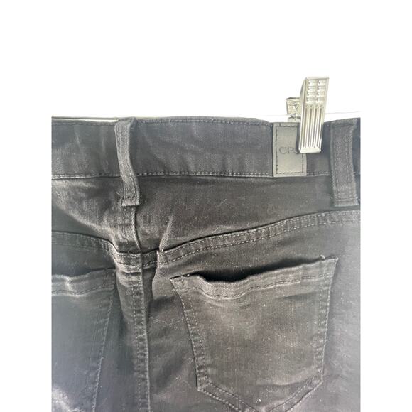 CP Jeans Black Wash Cut-Off Raw Hem Mini Denim Skirt Junior's Size 1 - Picture 5 of 7